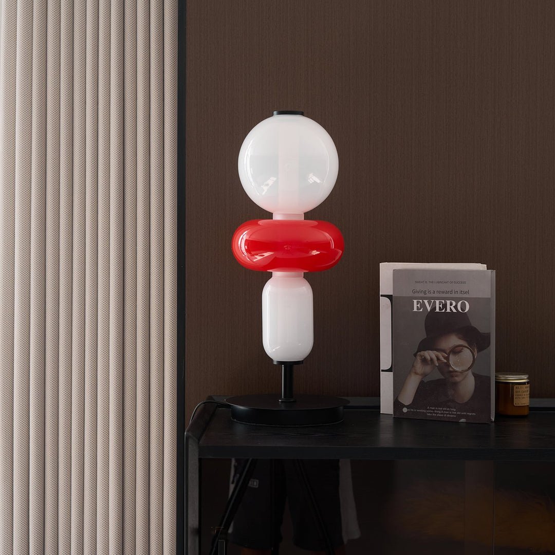 Kanderad Glas Bordslampa