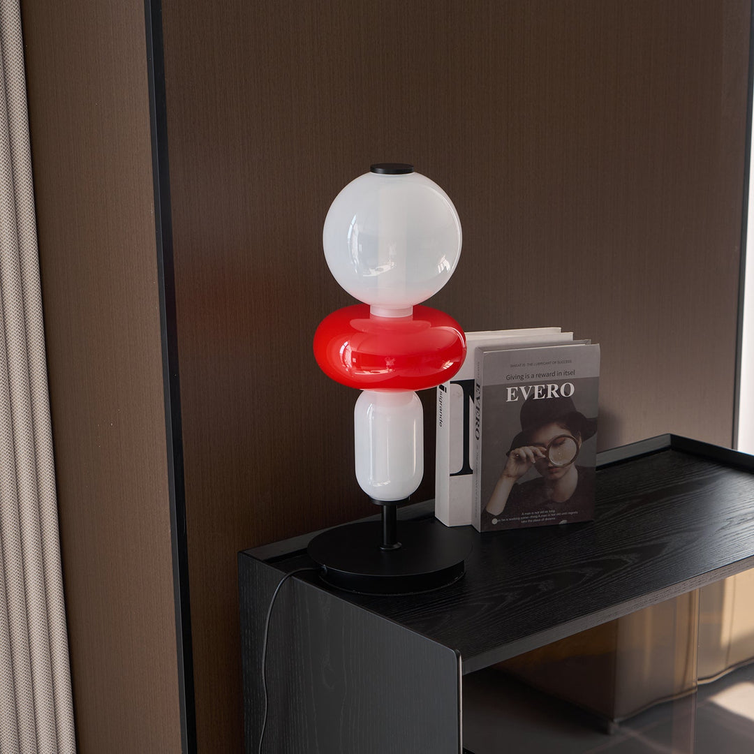 Kanderad Glas Bordslampa