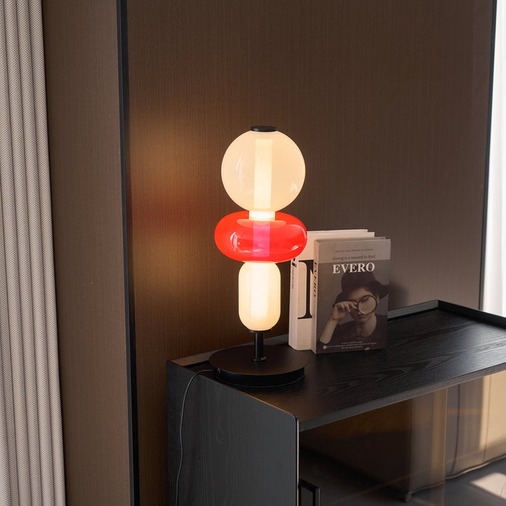 Kanderad Glas Bordslampa