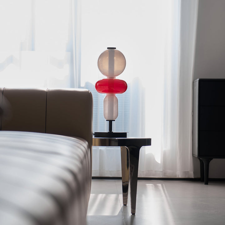 Kanderad Glas Bordslampa