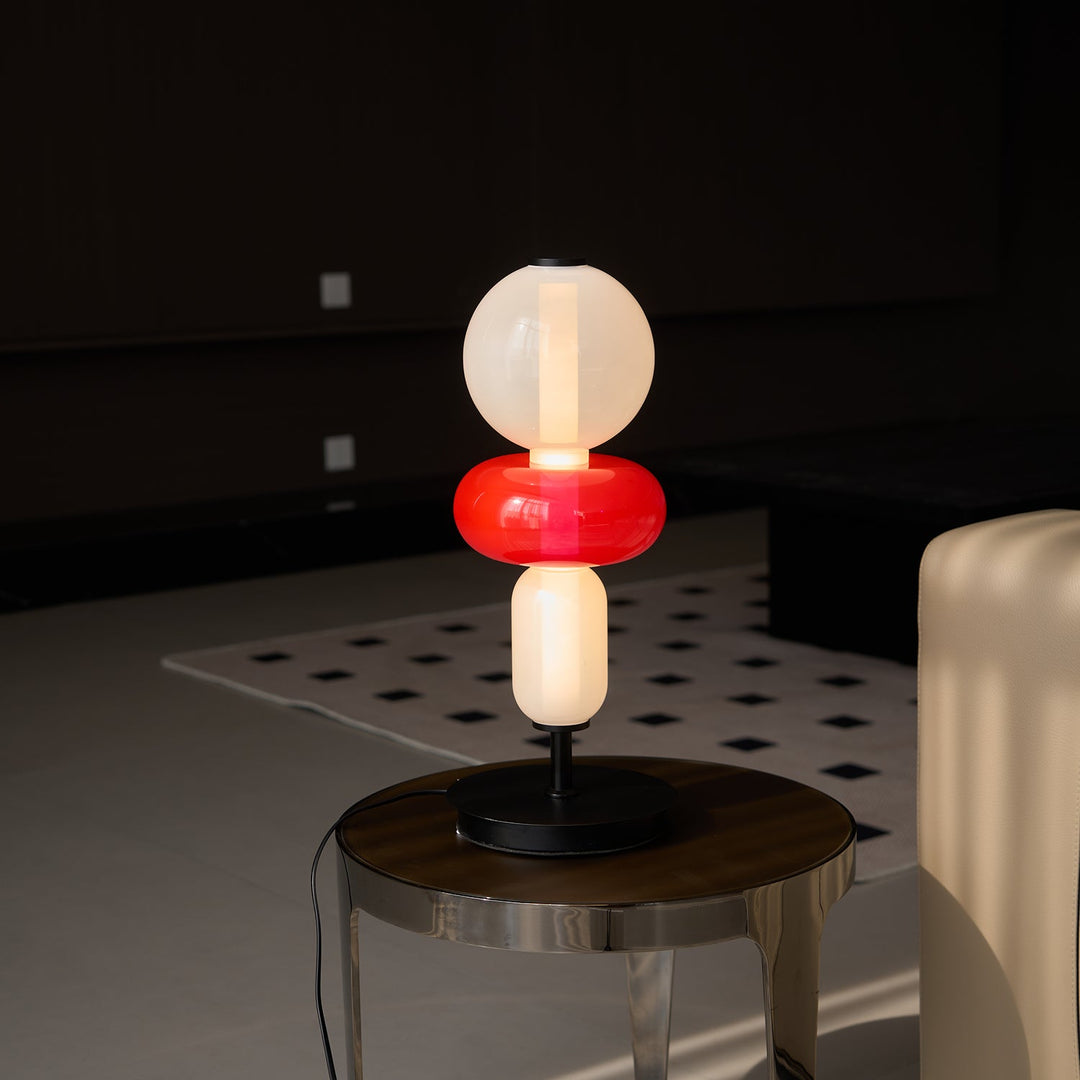 Kanderad Glas Bordslampa
