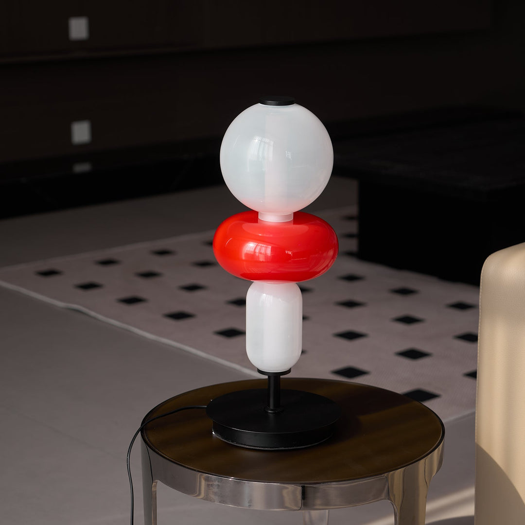Kanderad Glas Bordslampa
