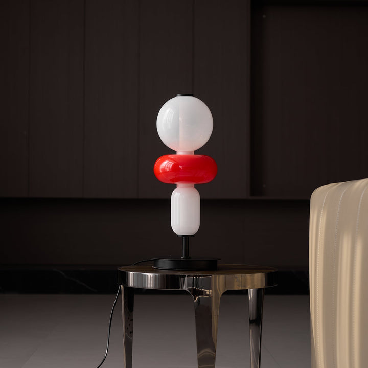 Kanderad Glas Bordslampa