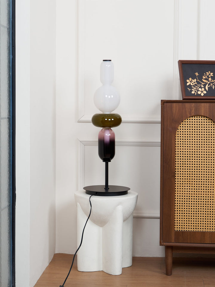 Kanderad Glas Bordslampa
