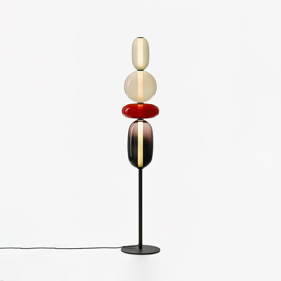 Kanderad Glas Golvlampa