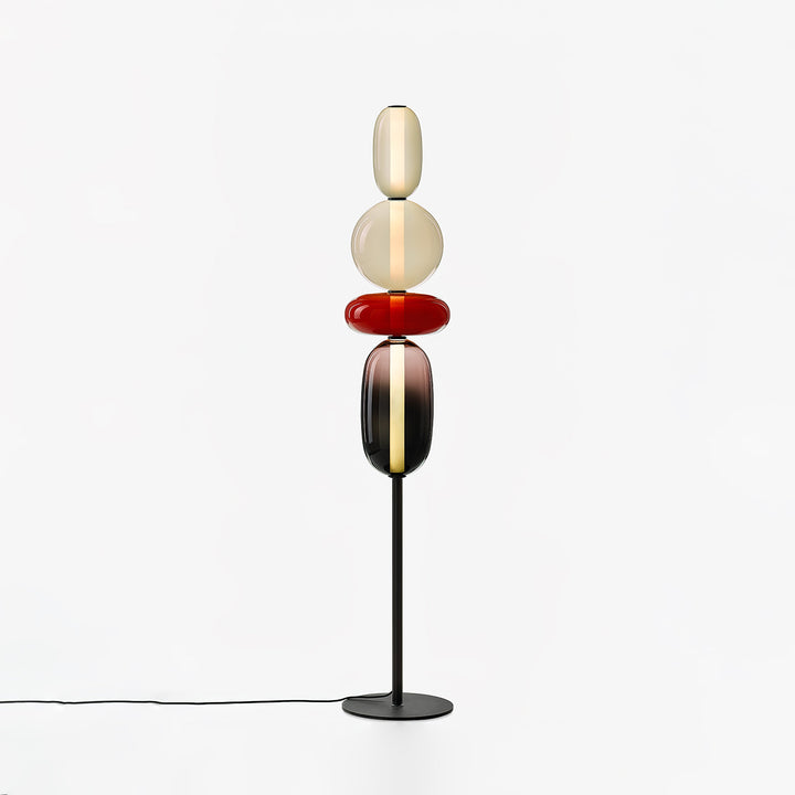 Kanderad Glas Golvlampa