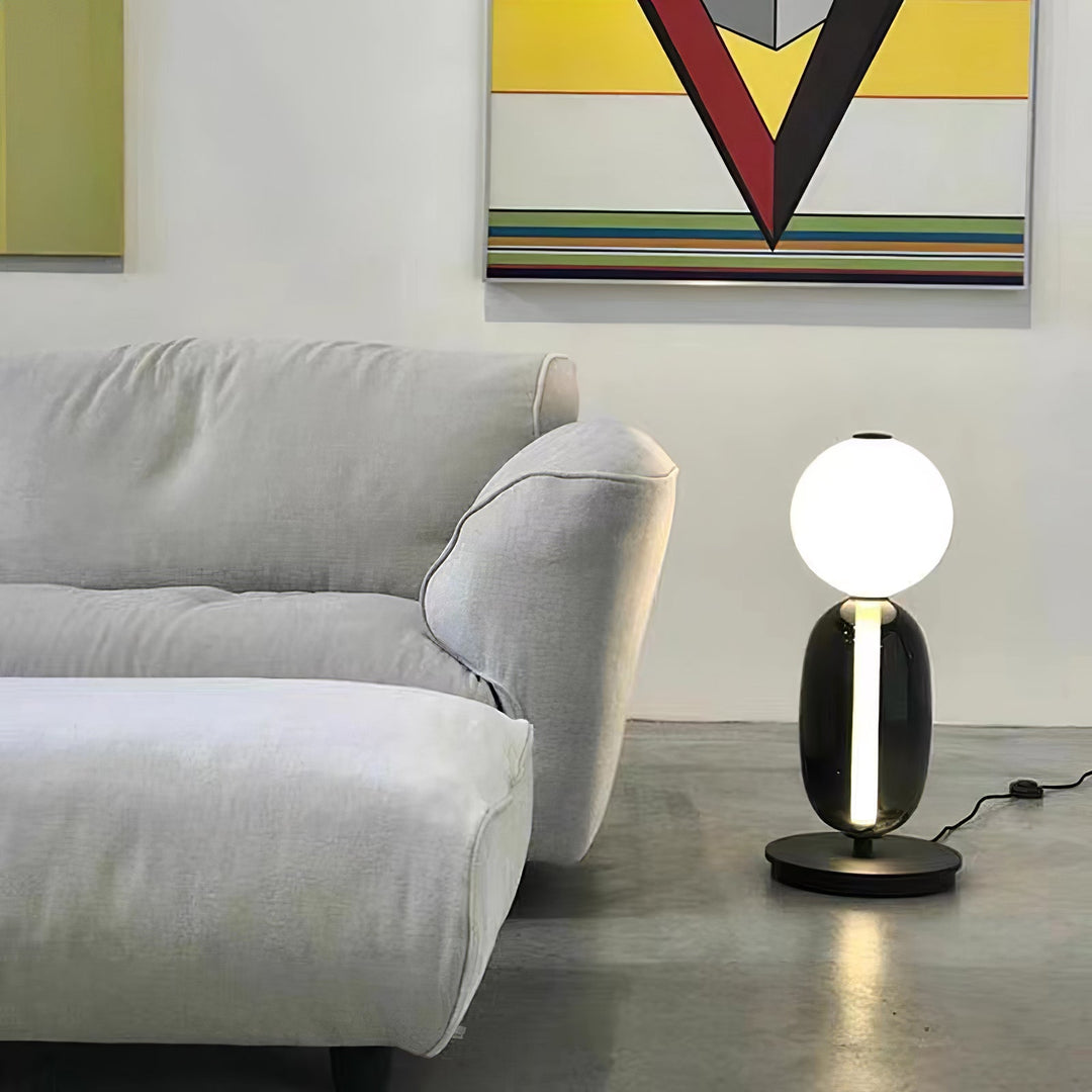 Kanderad Glas Bordslampa