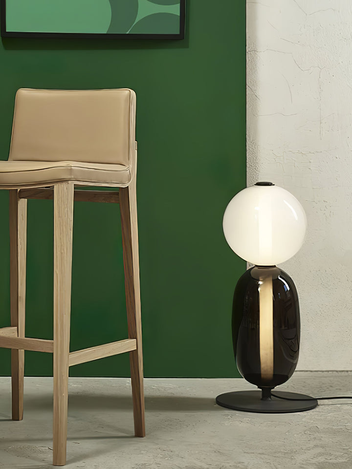 Kanderad Glas Bordslampa