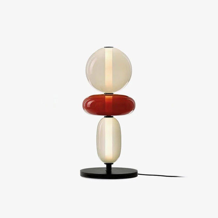Kanderad Glas Bordslampa
