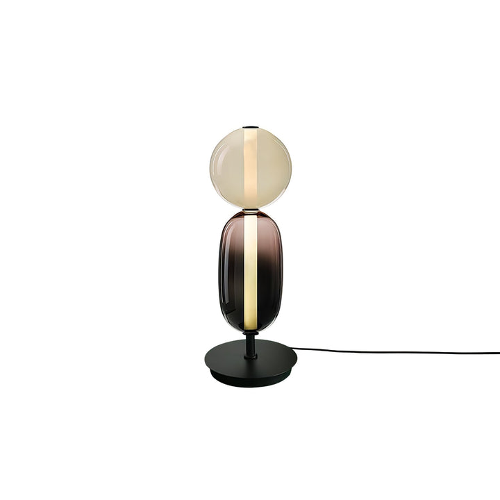Kanderad Glas Bordslampa