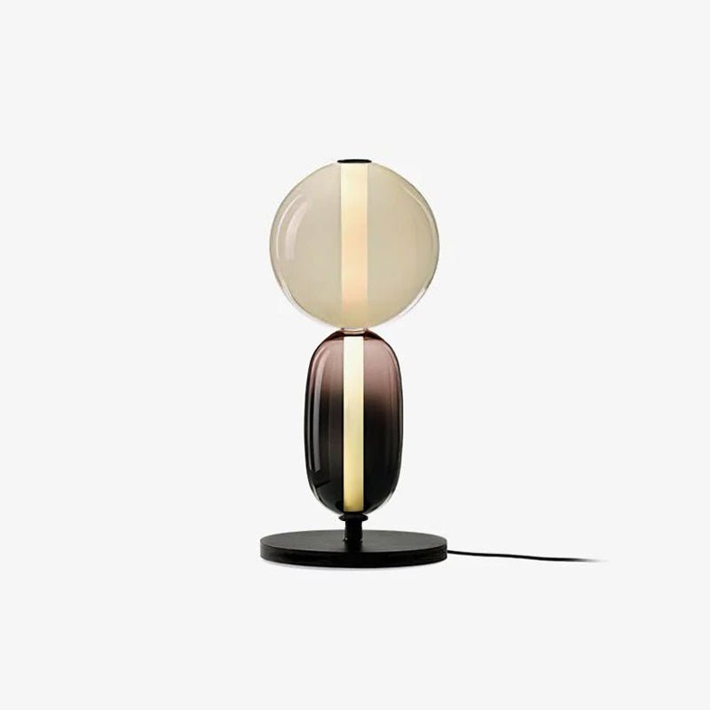 Kanderad Glas Bordslampa