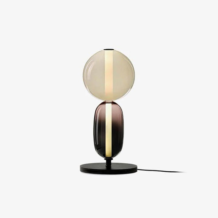 Kanderad Glas Bordslampa