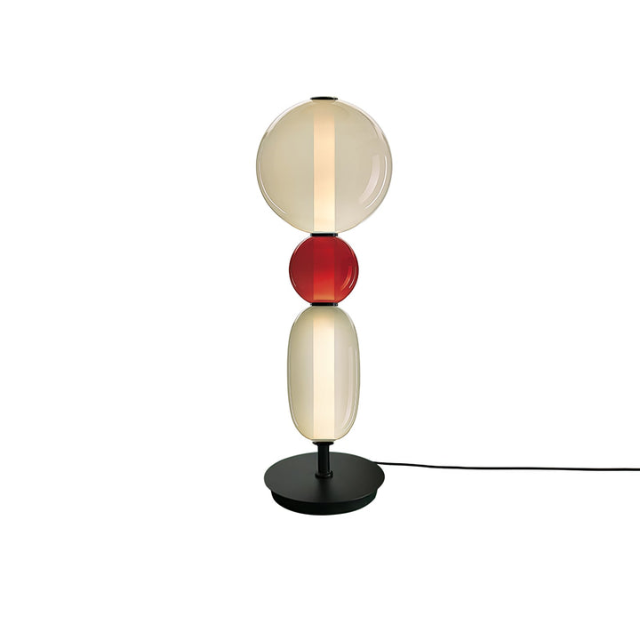 Kanderad Glas Bordslampa
