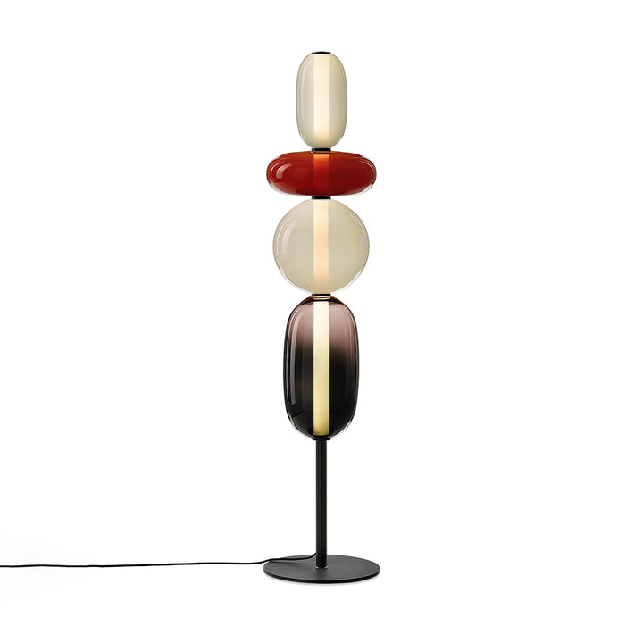 Kanderad Glas Golvlampa