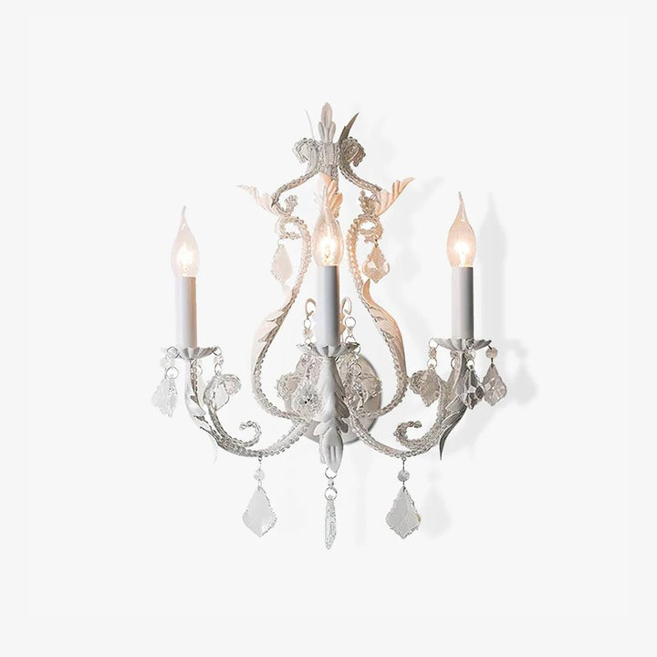 Vägglampa med ljusstake