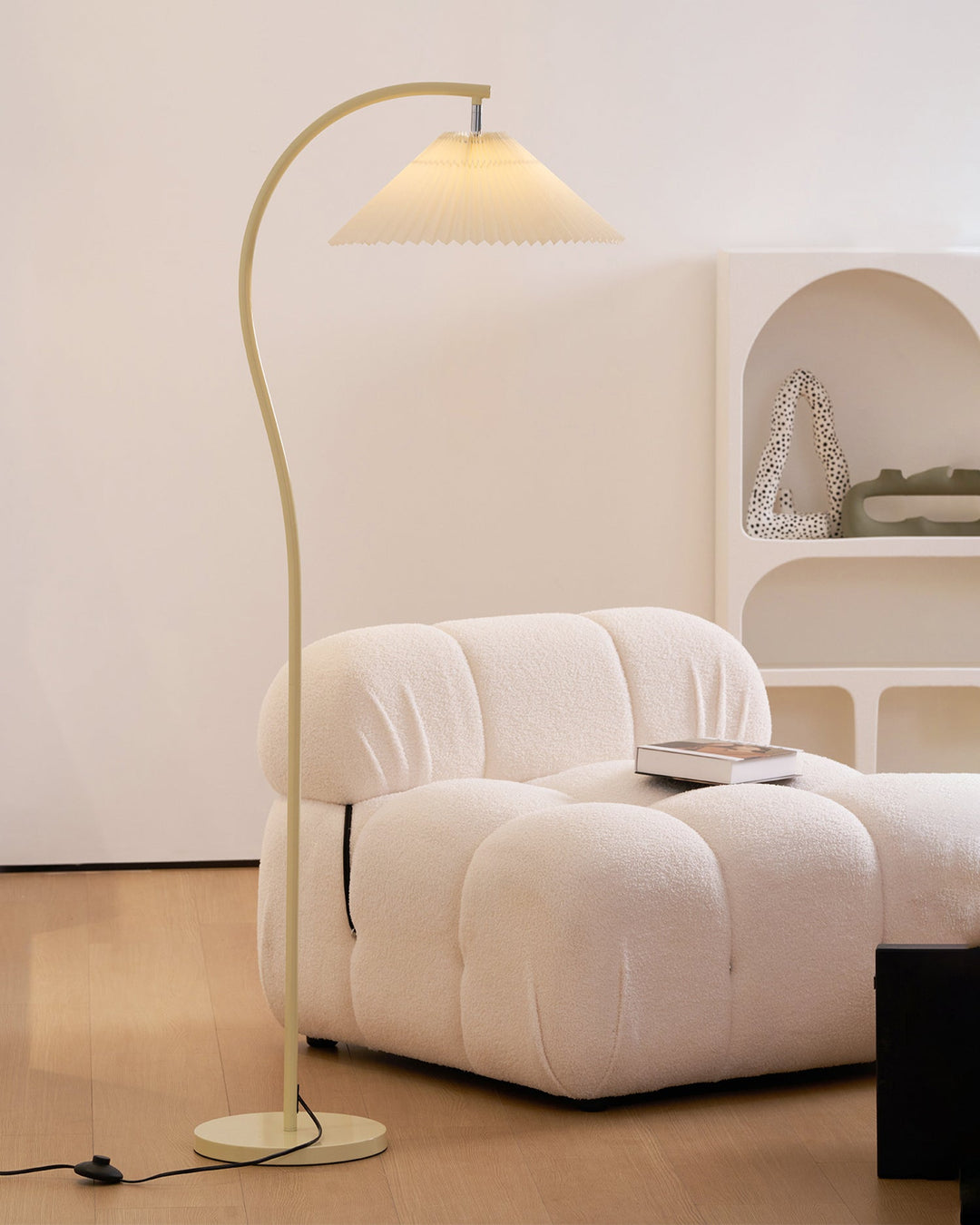 Crescini Plisserad Golvlampa