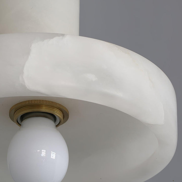 Carrara Alabaster Pendellampa