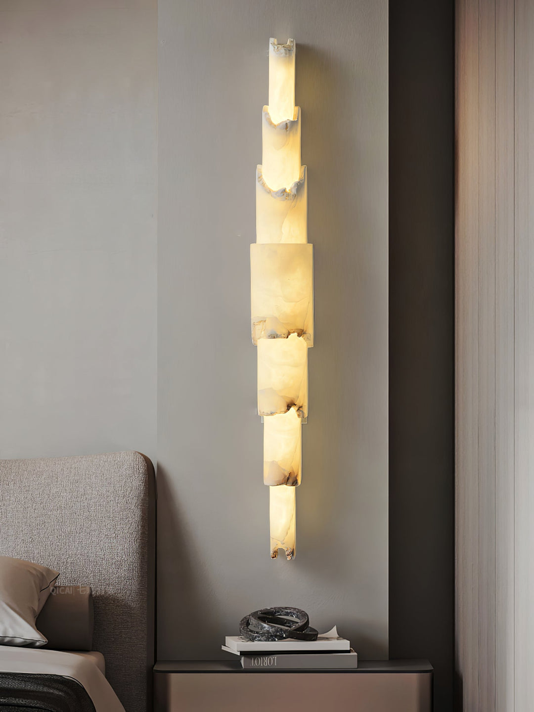 Kaskad Alabaster Vägglampa