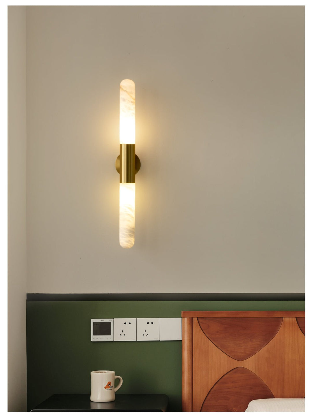 Cavoya Alabaster Vägglampa