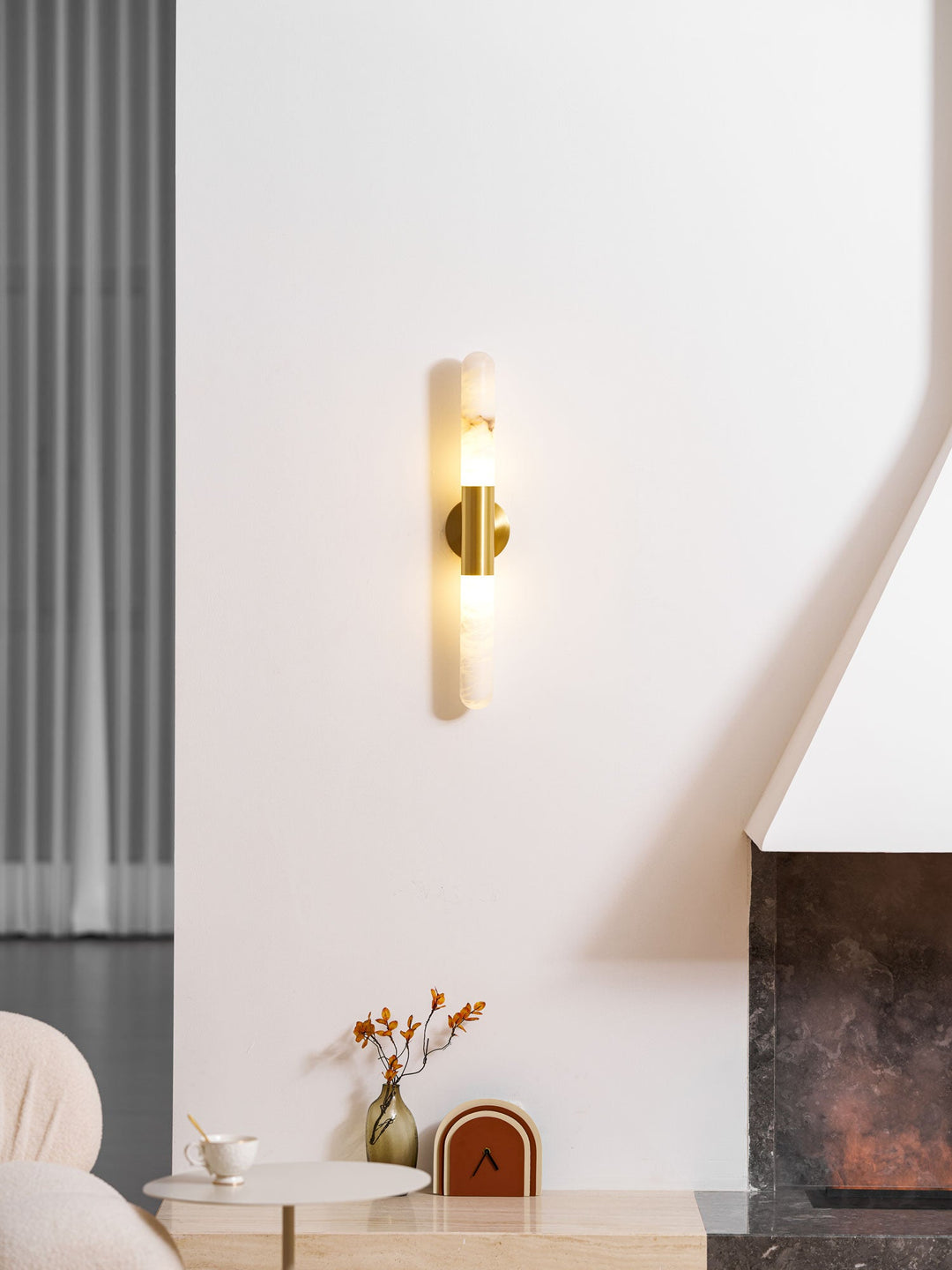 Cavoya Alabaster Vägglampa