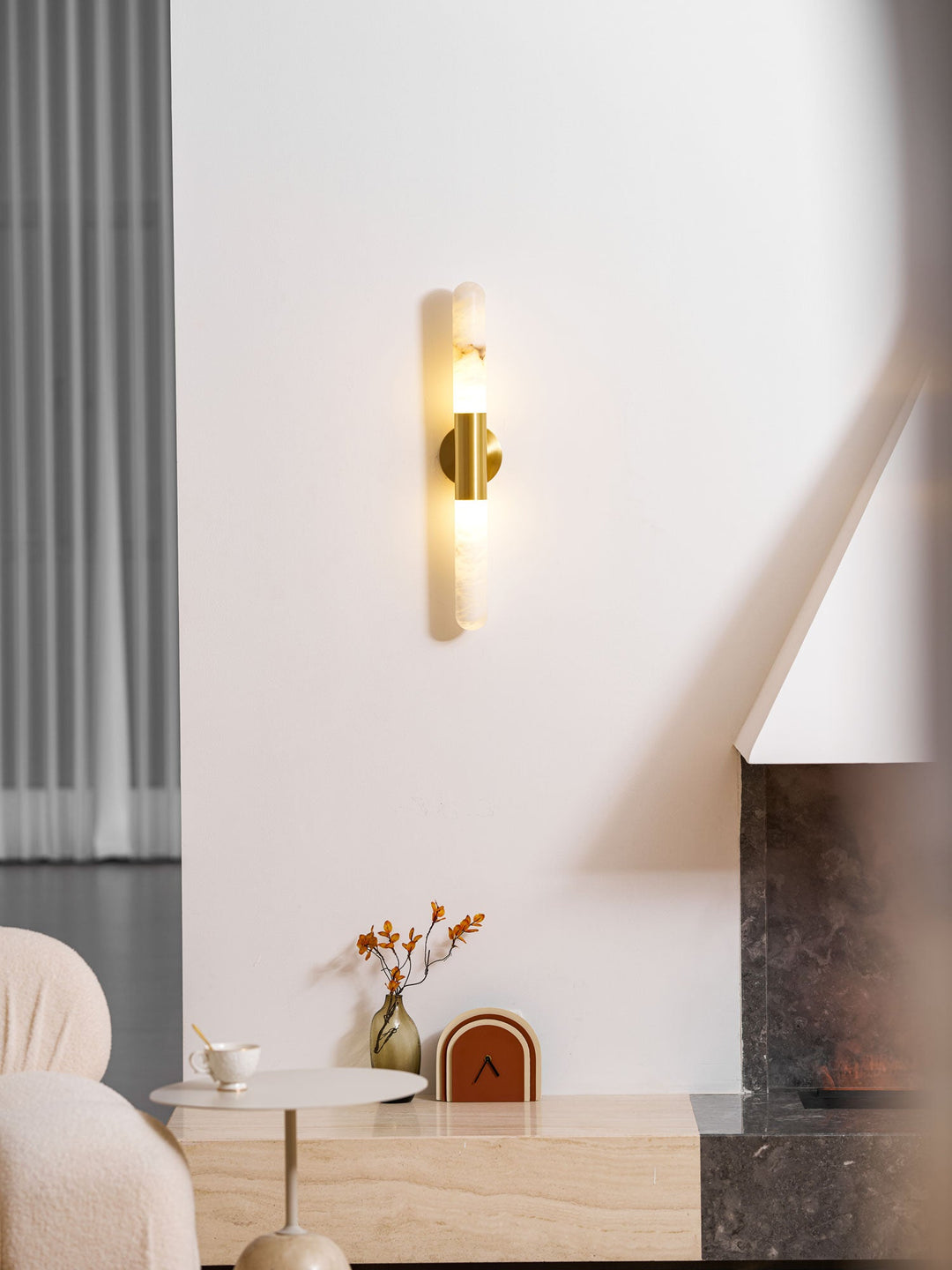 Cavoya Alabaster Vägglampa