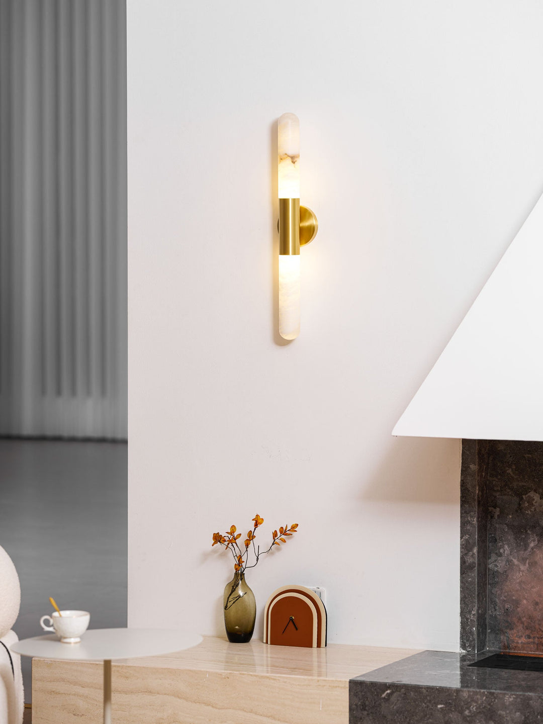 Cavoya Alabaster Vägglampa