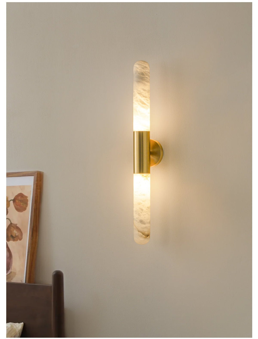 Cavoya Alabaster Vägglampa