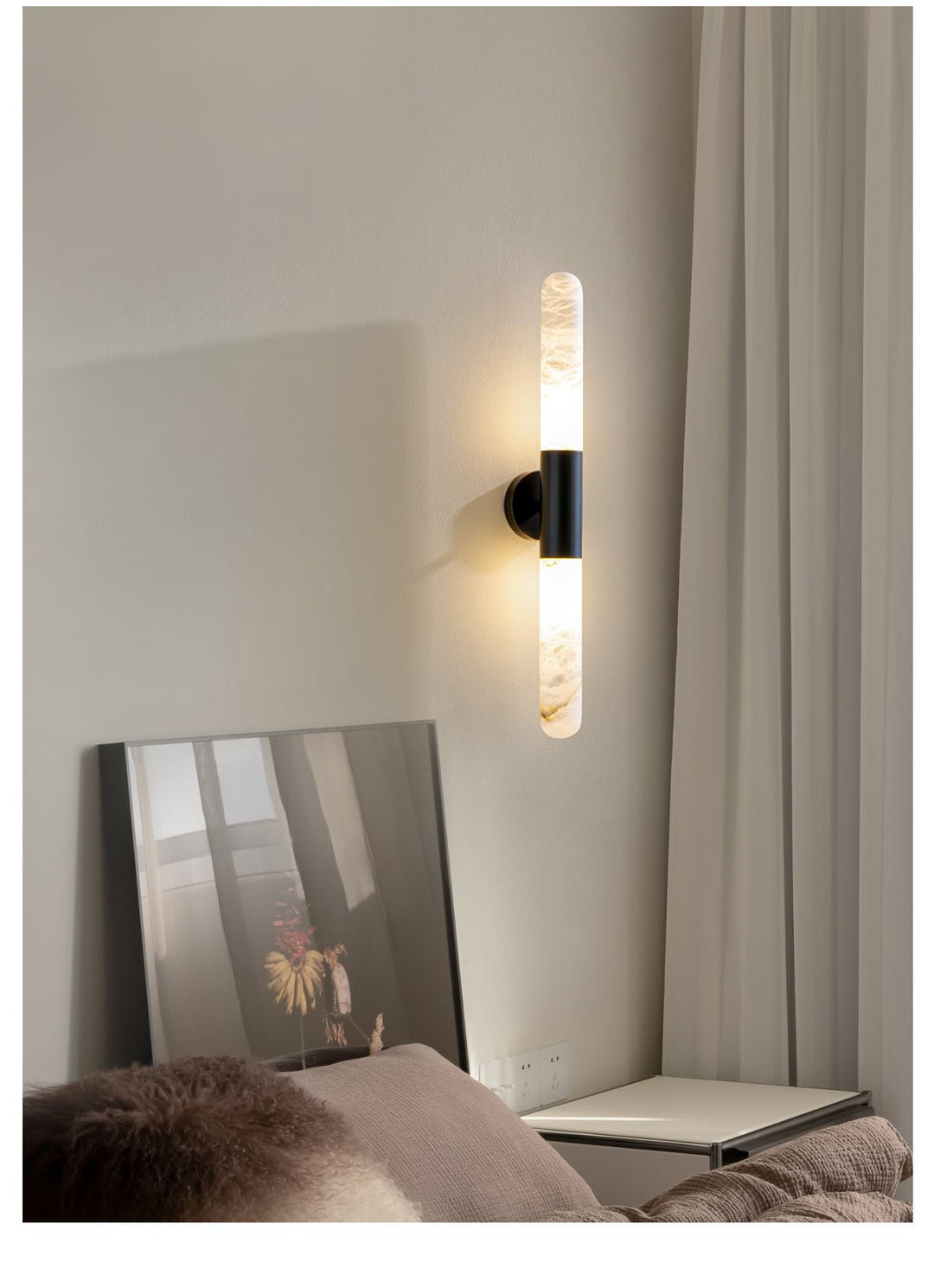Cavoya Alabaster Vägglampa