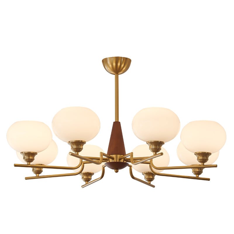 Celeste Sphere Valnöt Chandelier