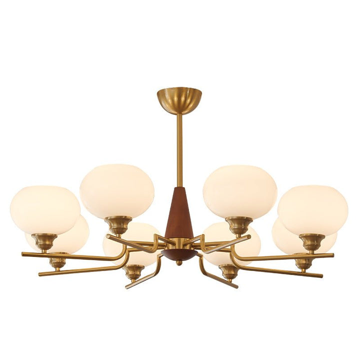 Celeste Sphere Valnöt Chandelier