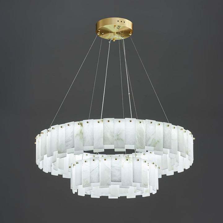 Celestial Alabaster Rund Kandelaber