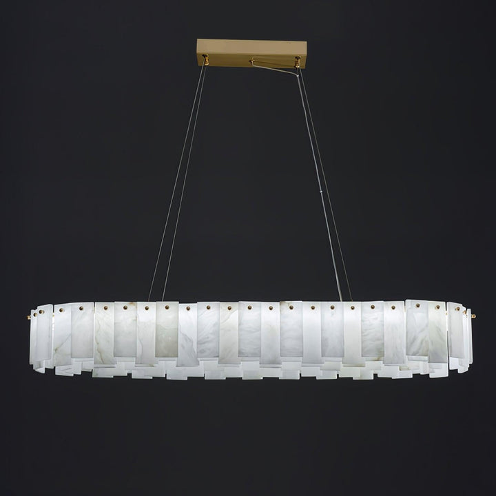 Celestial Alabaster Rund Kandelaber