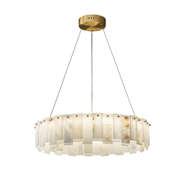 Celestial Alabaster Rund Kandelaber
