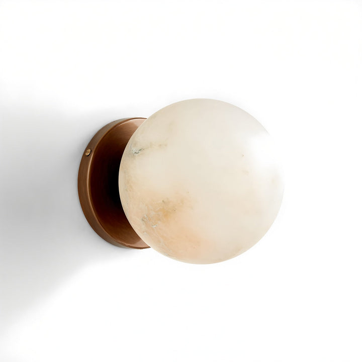 Himmlig Dubbel Alabaster Vägglampa
