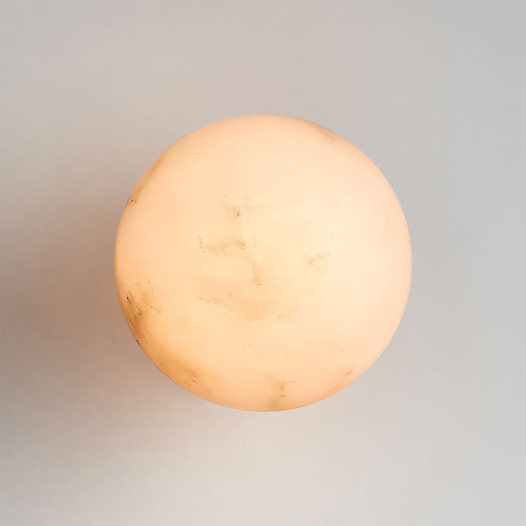 Himmlig Dubbel Alabaster Vägglampa