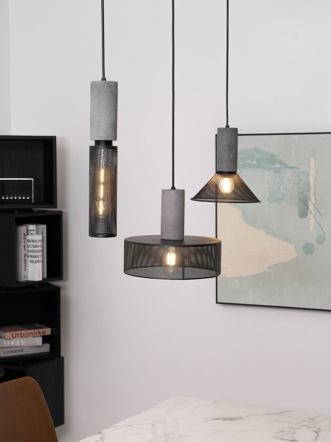 Cementnät Hängande Lampa