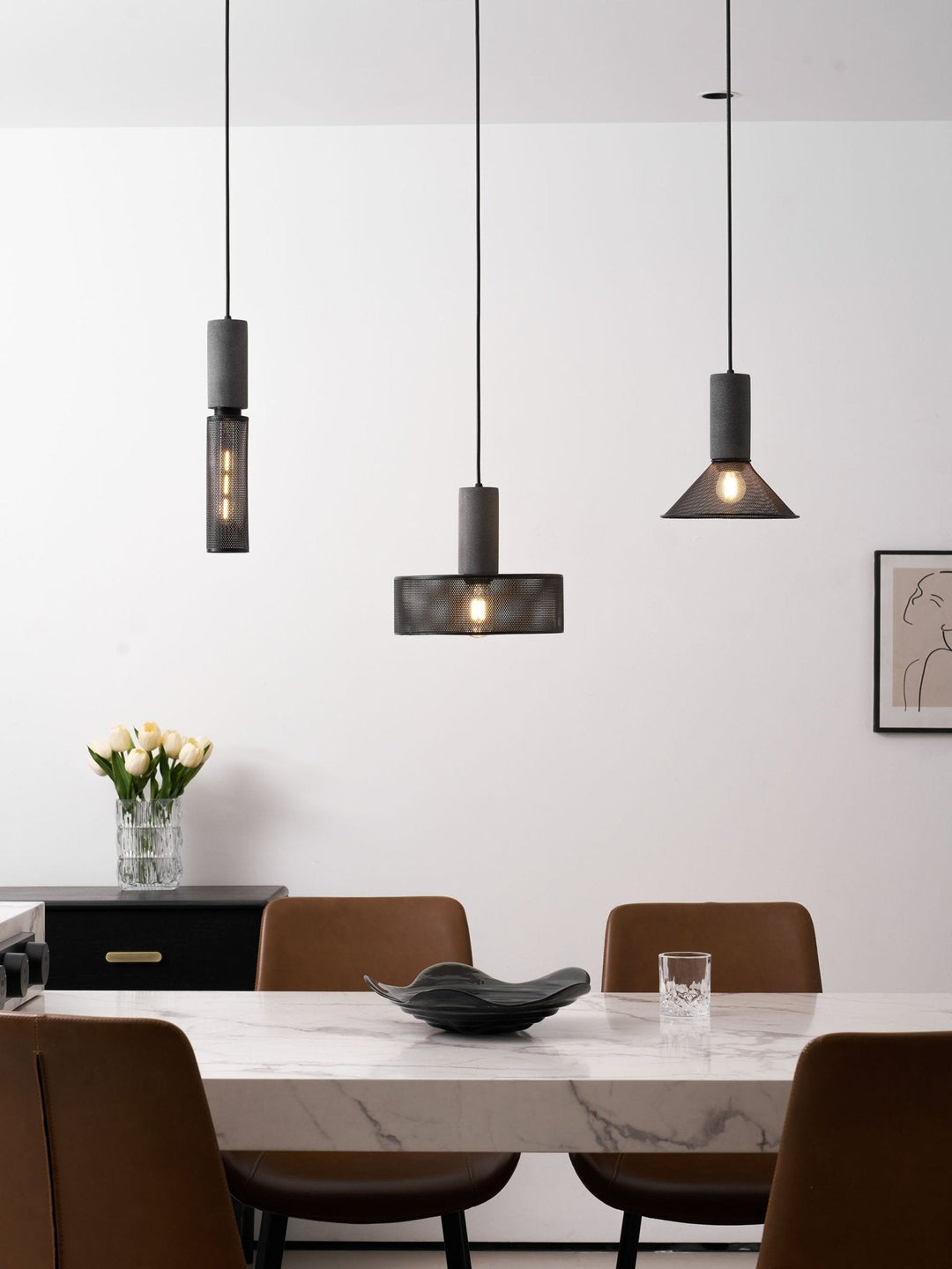 Cementnät Hängande Lampa