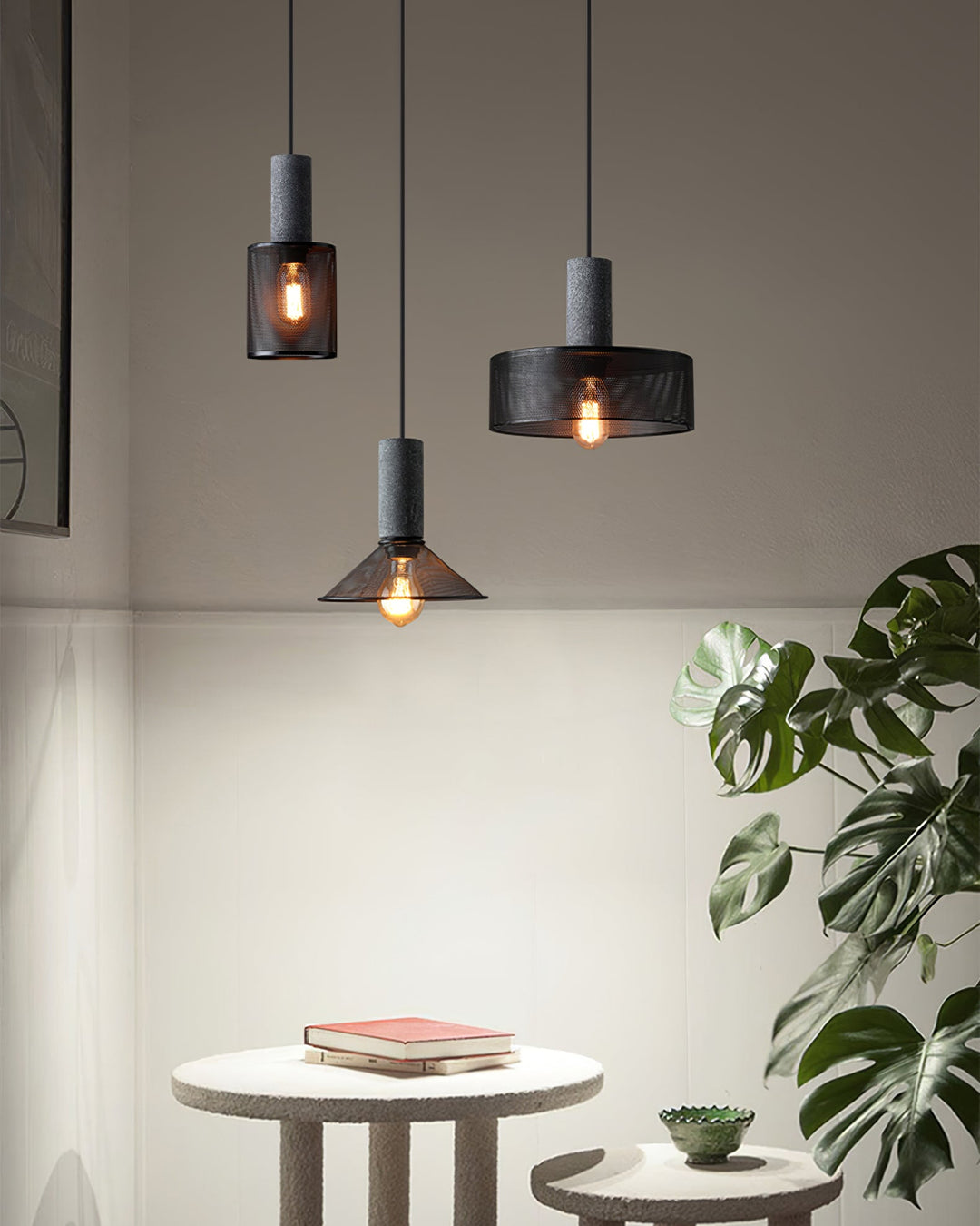 Cementnät Hängande Lampa