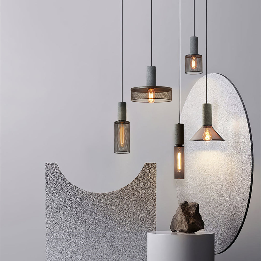 Cementnät Hängande Lampa