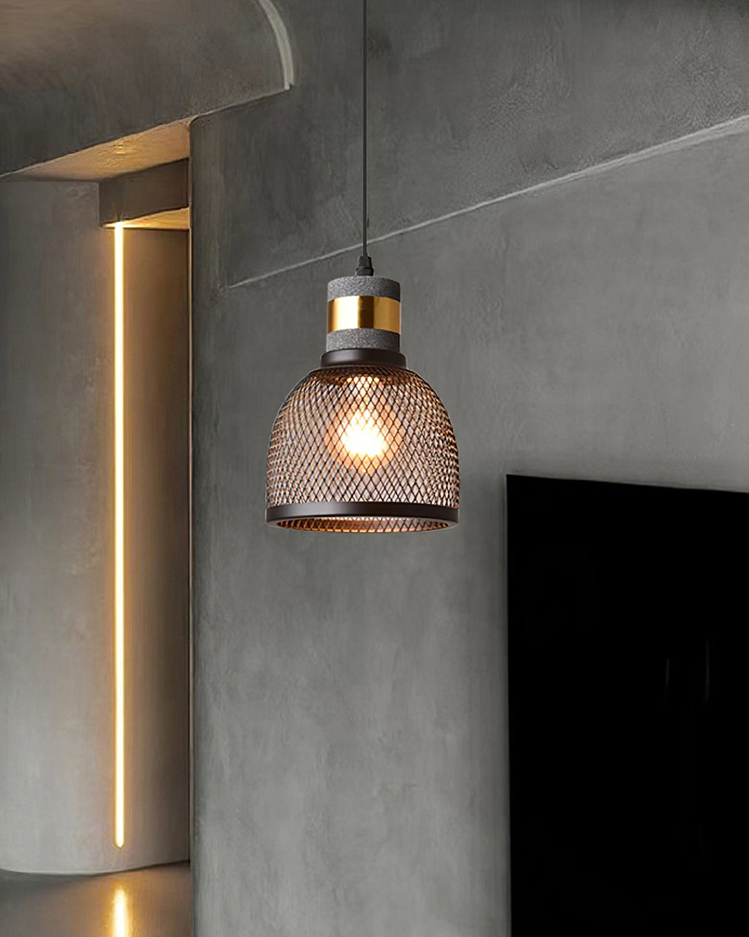 Cementnät Hängande Lampa