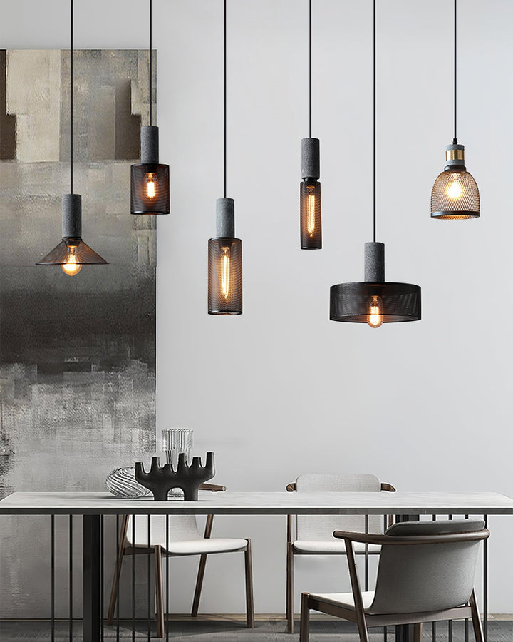 Cementnät Hängande Lampa