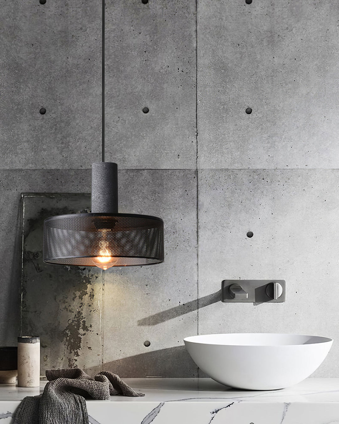 Cementnät Hängande Lampa