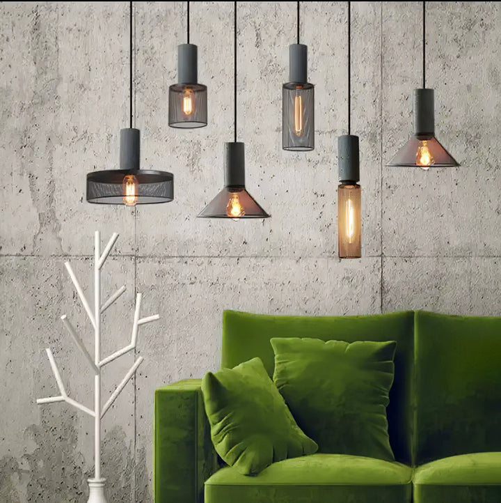 Cementnät Hängande Lampa