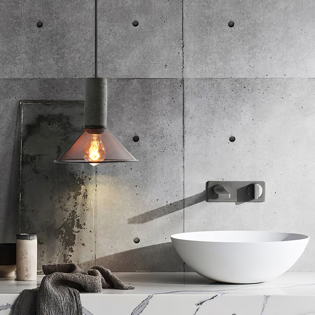 Cementnät Hängande Lampa