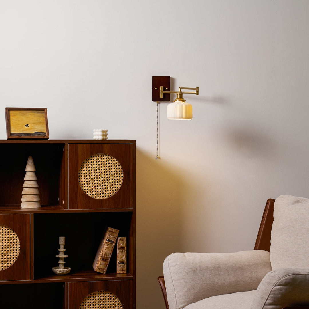 Keramisk Geometri Vägglampa