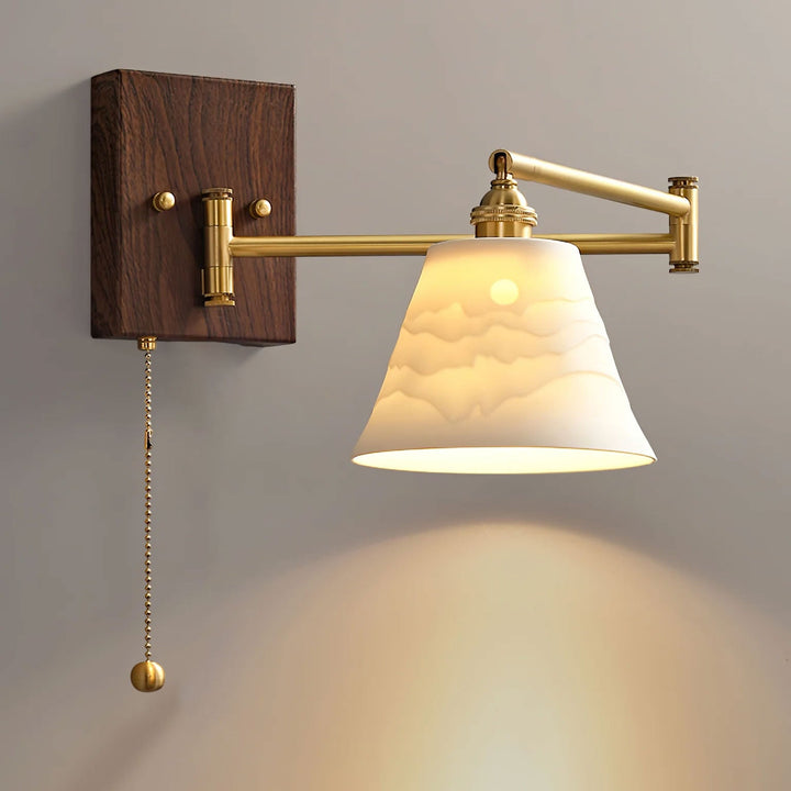 Keramisk Geometri Vägglampa
