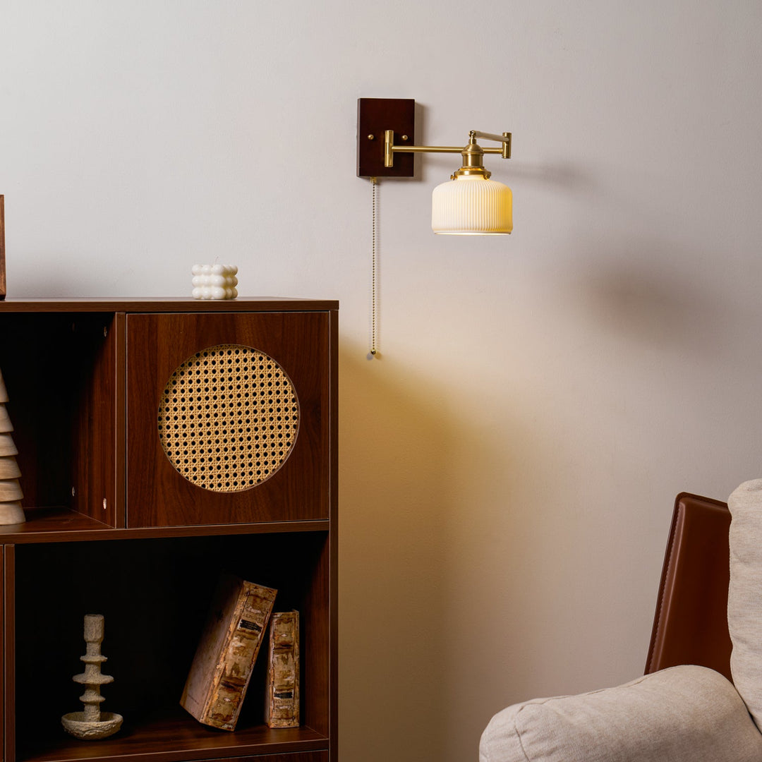 Keramisk Geometri Vägglampa