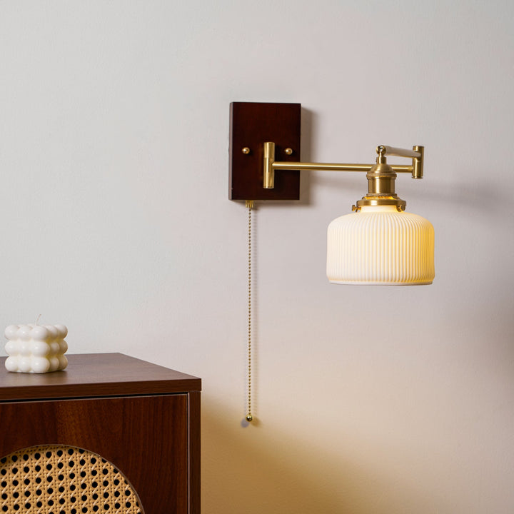 Keramisk Geometri Vägglampa