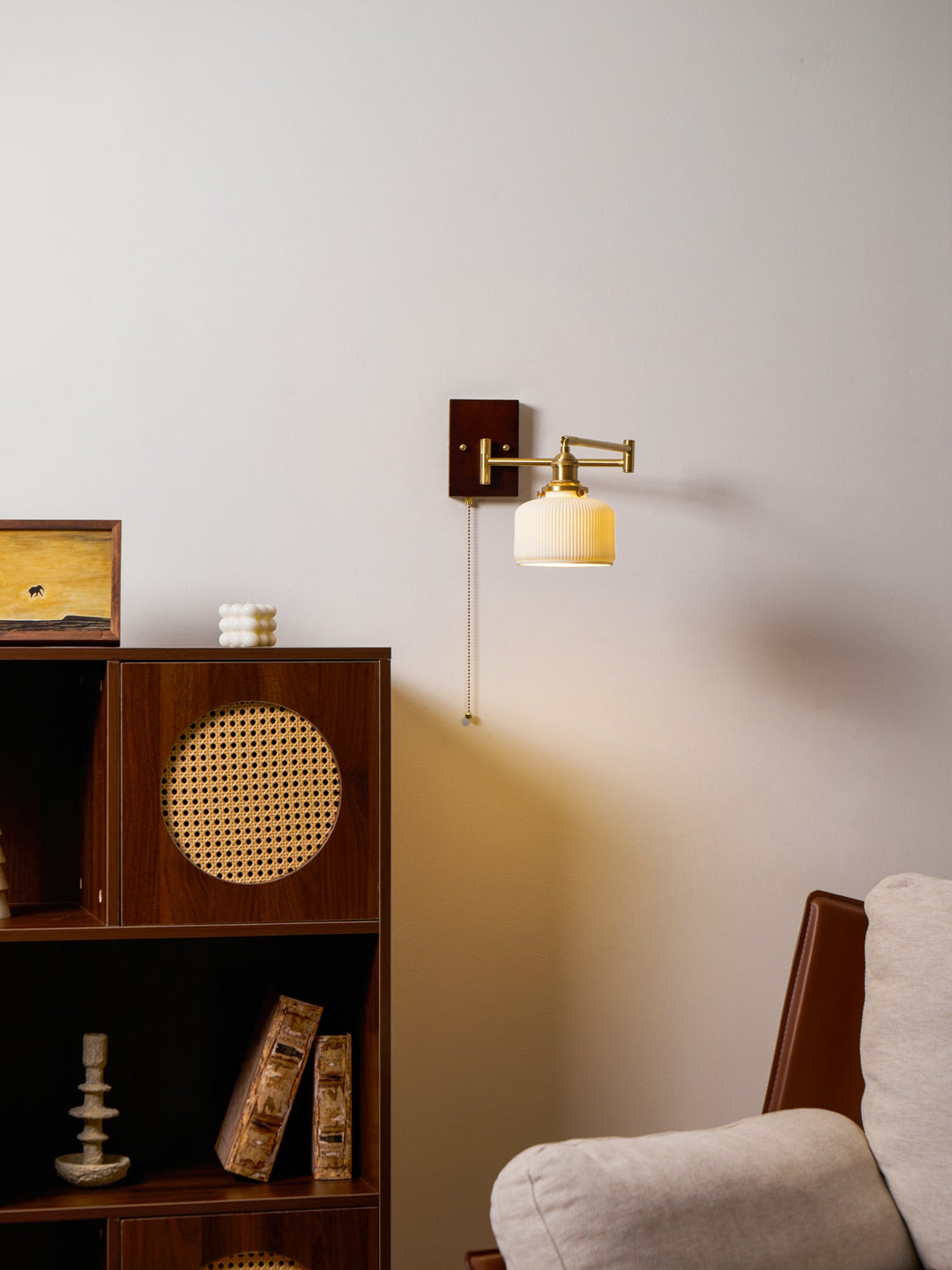 Keramisk Geometri Vägglampa