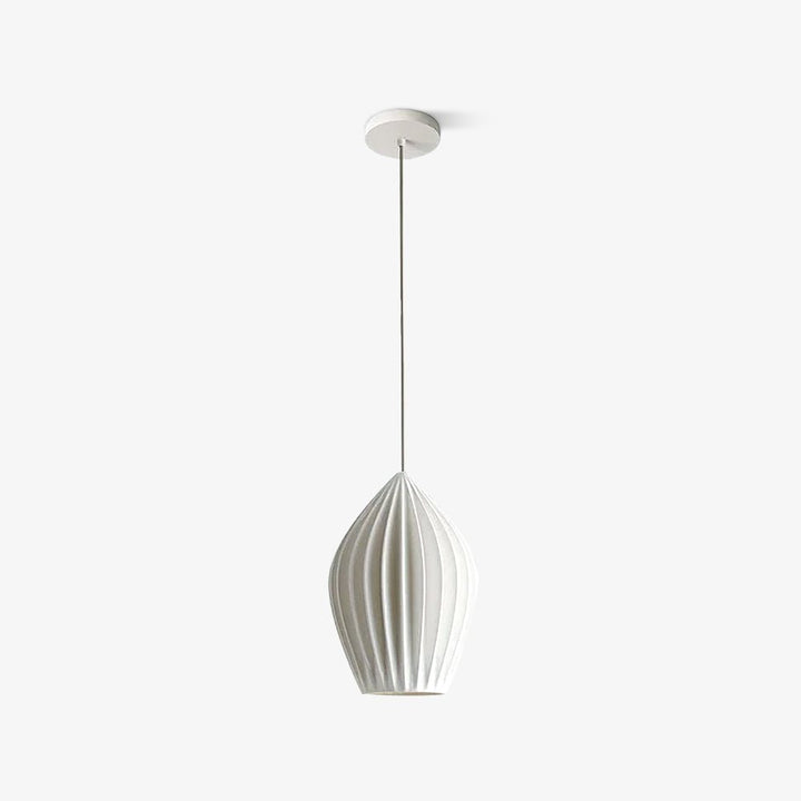 Keramisk Ribbad Pendellampa